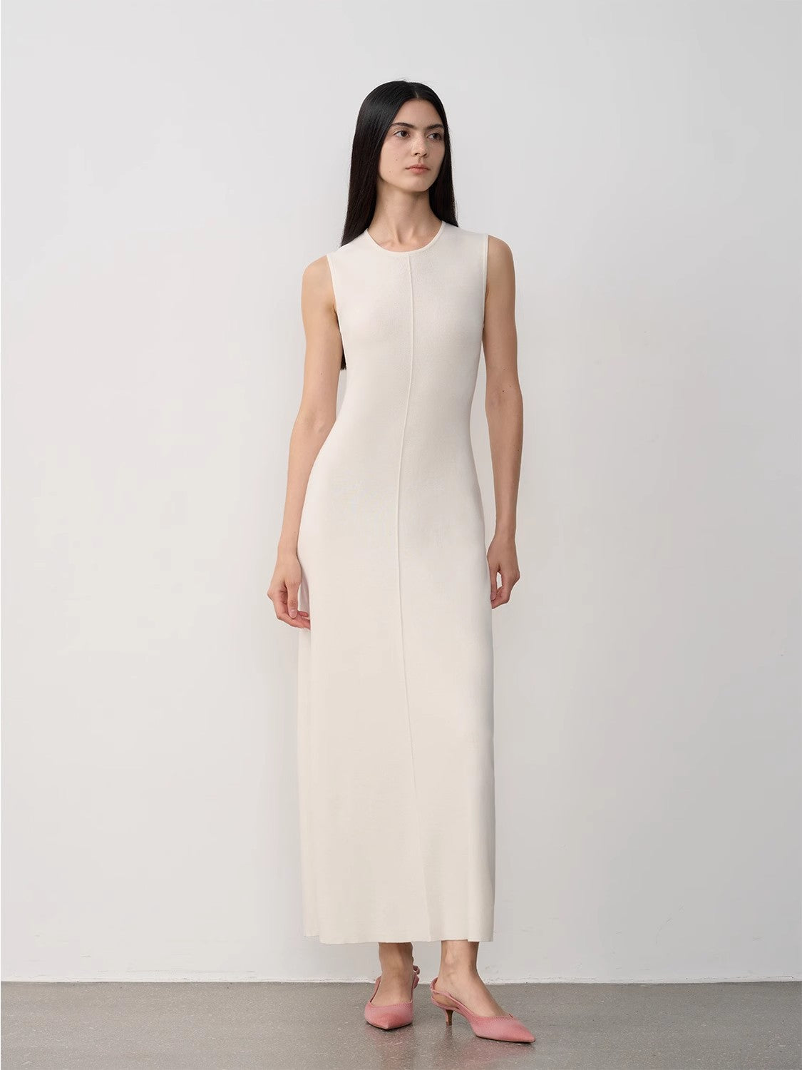 Fireladyfur Women's Merino Wool Knit Dress"Island Letters"