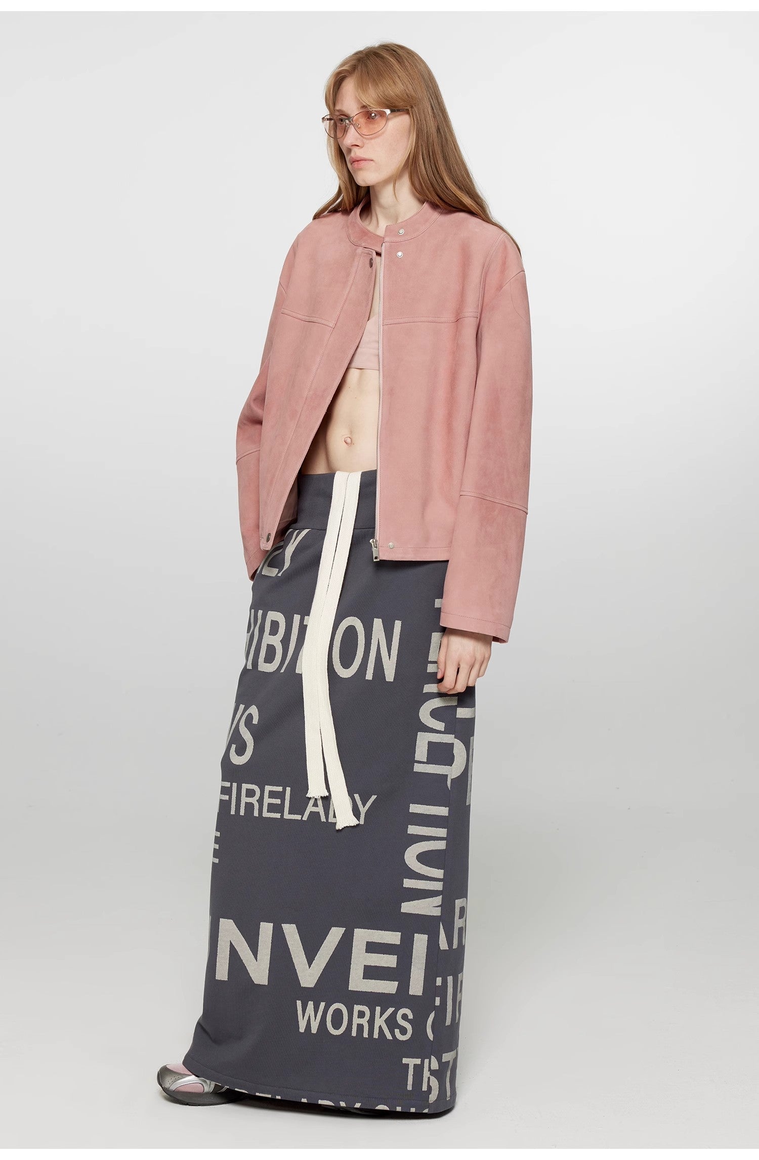 "Sweet Cherry Party"Imported Vintage Suede Lambskin Leather Jacket, Short-Cropped Genuine Leather