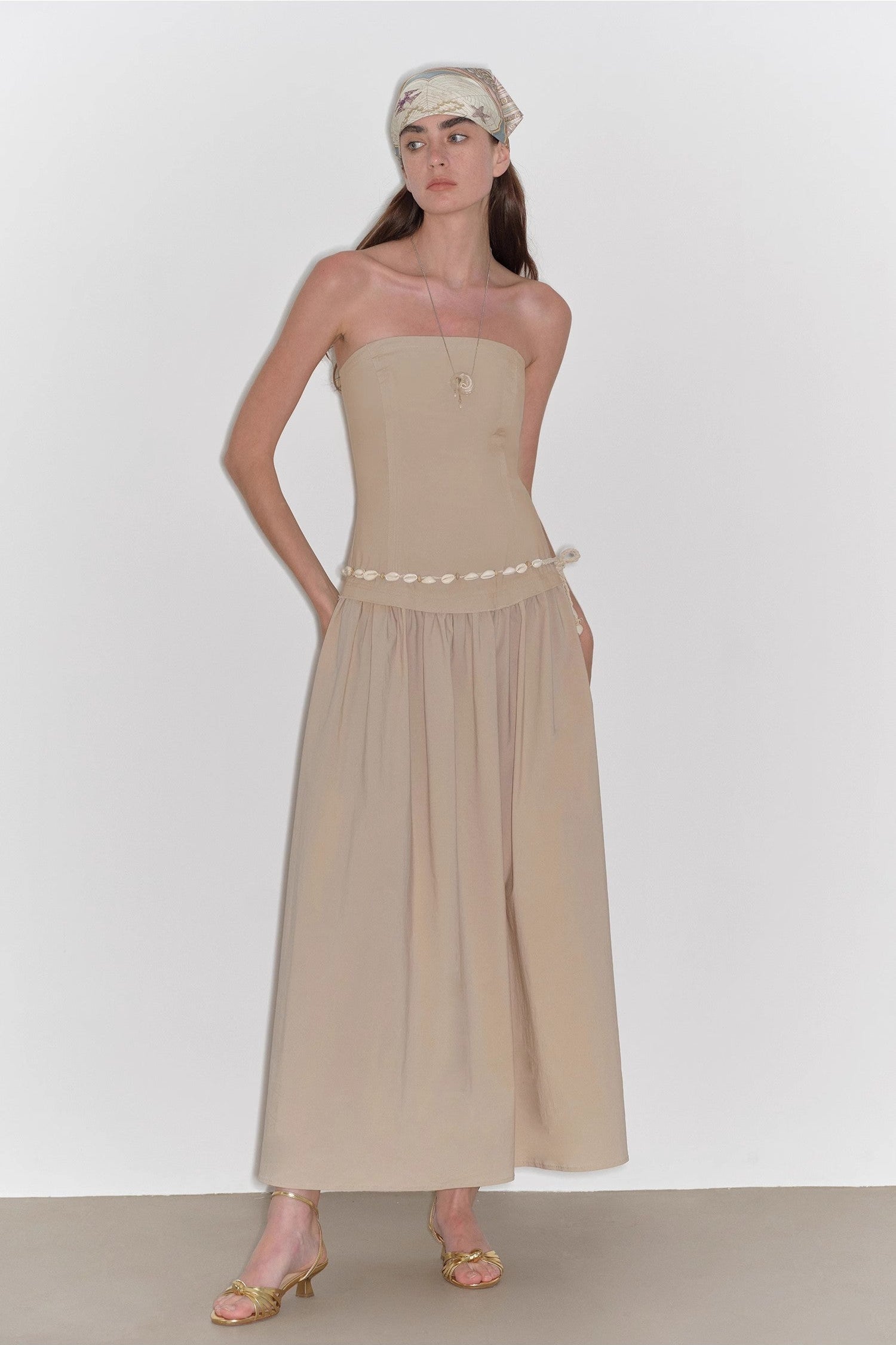 Large A-Hem Mid-Length Dress