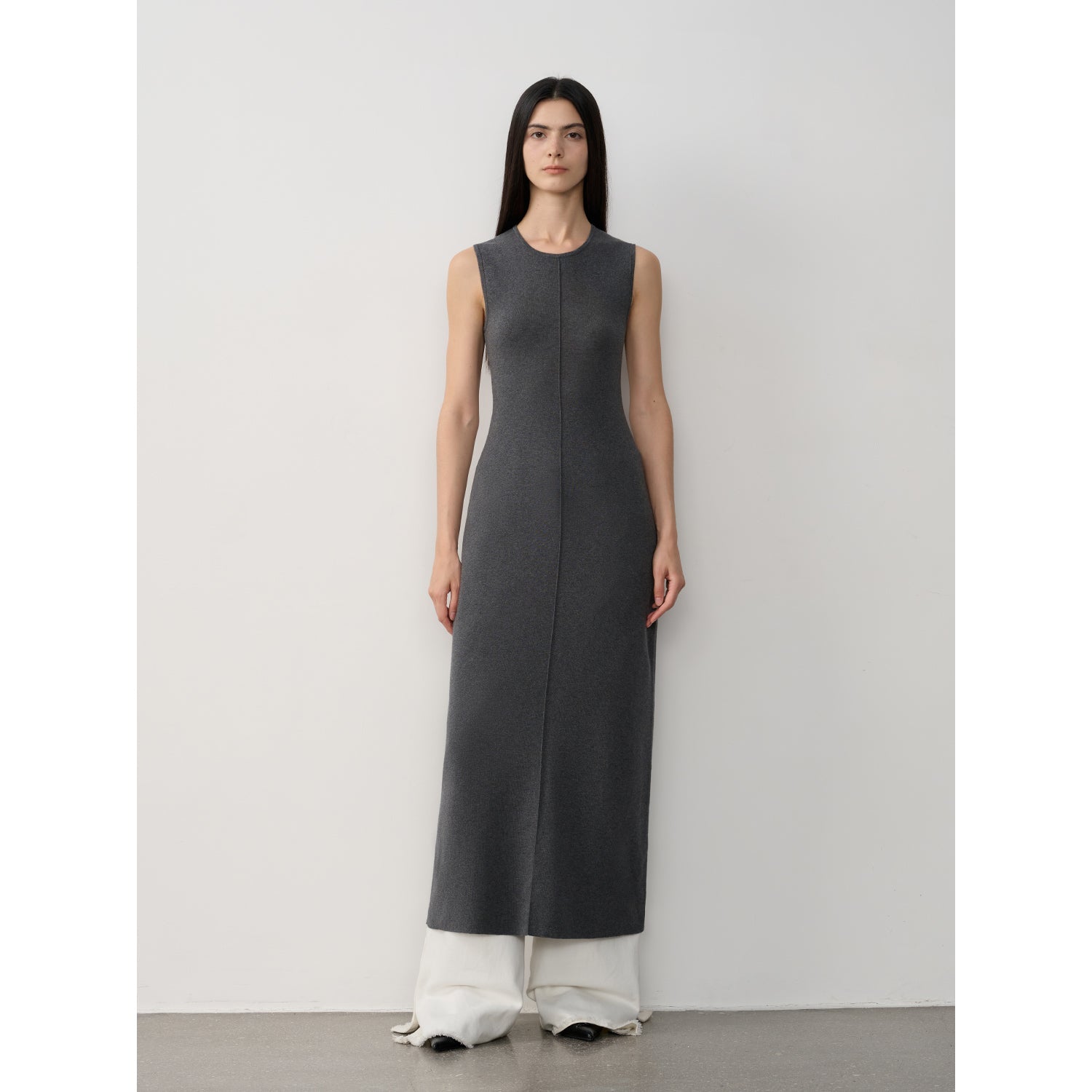 Fireladyfur Women's Merino Wool Knit Dress"Island Letters"