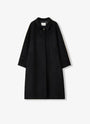 "Dream of Champs Elysees" Riveted Lapel Wool Coat Women's Autumn and Winter Coat