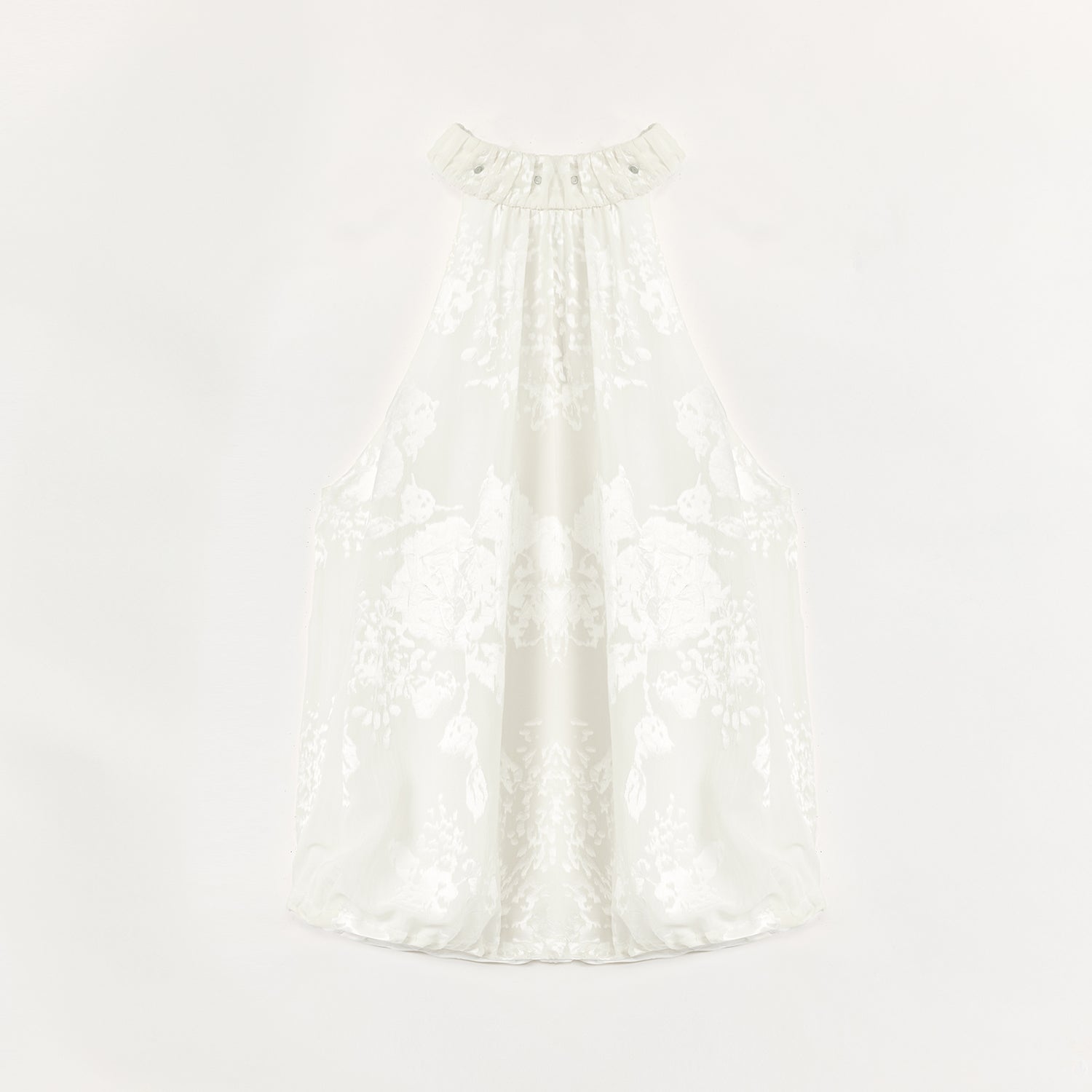 "Light and Shadow" Retro Posey Halter Neck Vest