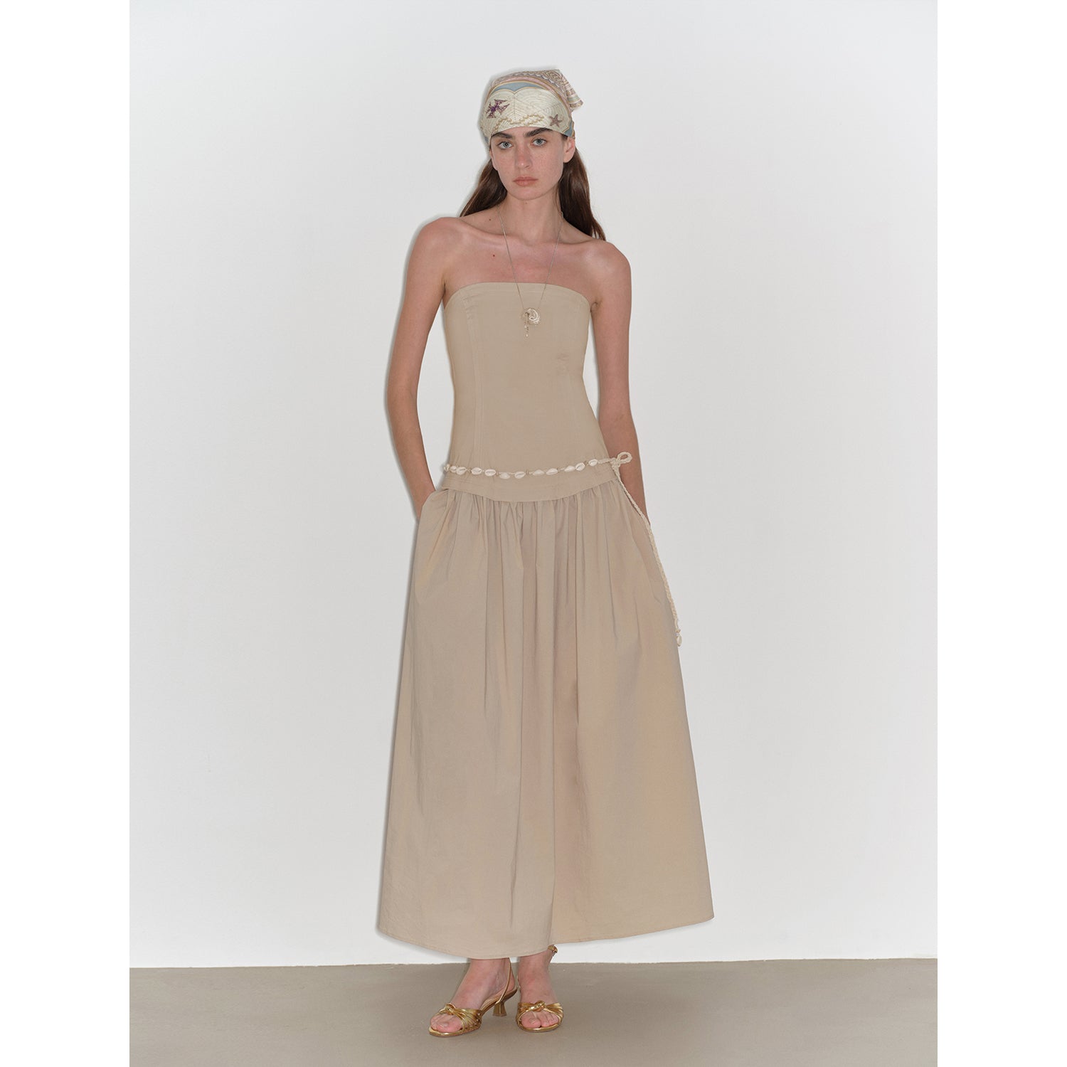 Large A-Hem Mid-Length Dress