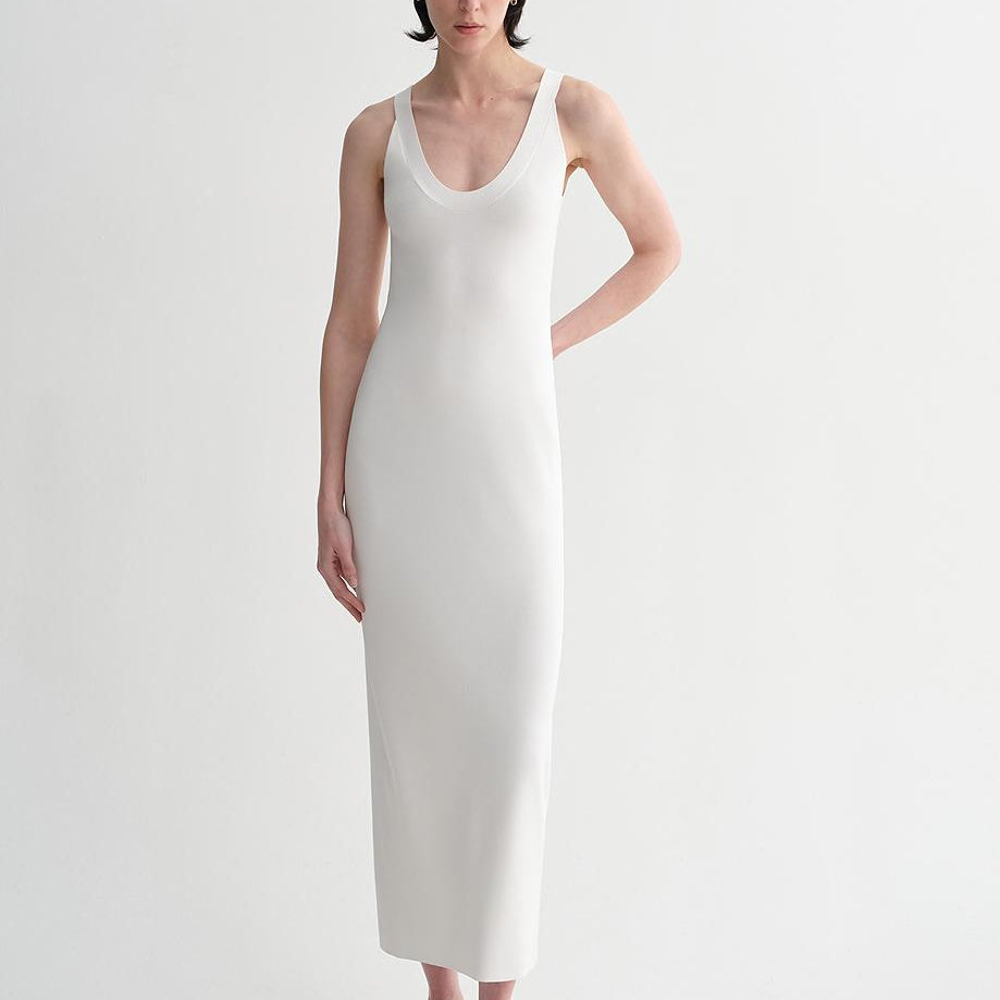 Elegant Slim  Tencel Dress for Women