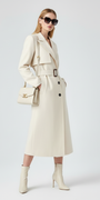 Women's Long Trench Coat FINANCIAL DISTRICT ECO COUTURE BYMANYC ® New York